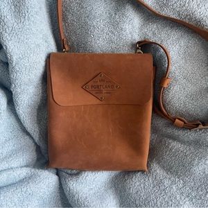 Portland Leather Hawkeye Satchel Bag in Dakota